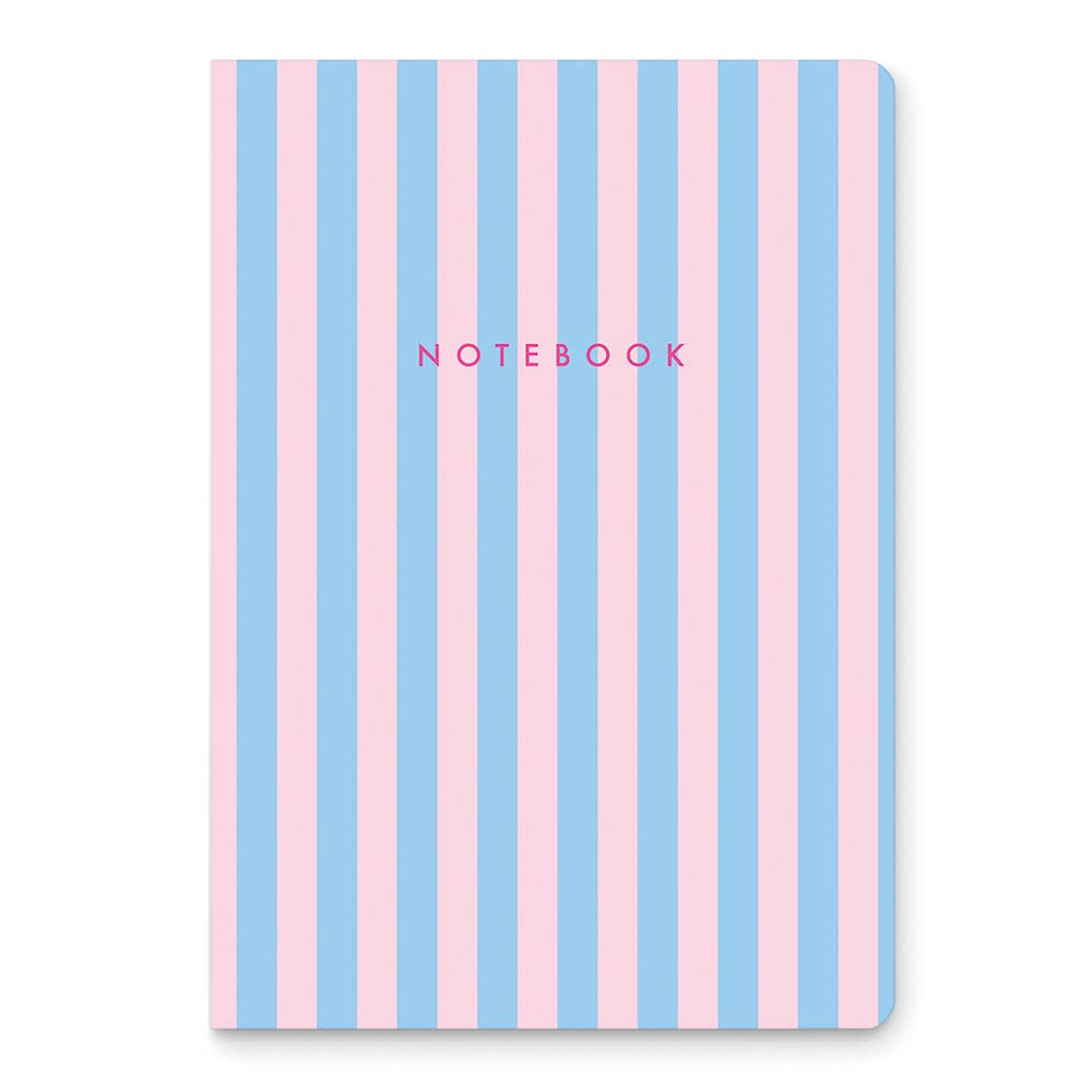 Cotton Candy Stripes Keri Notebook