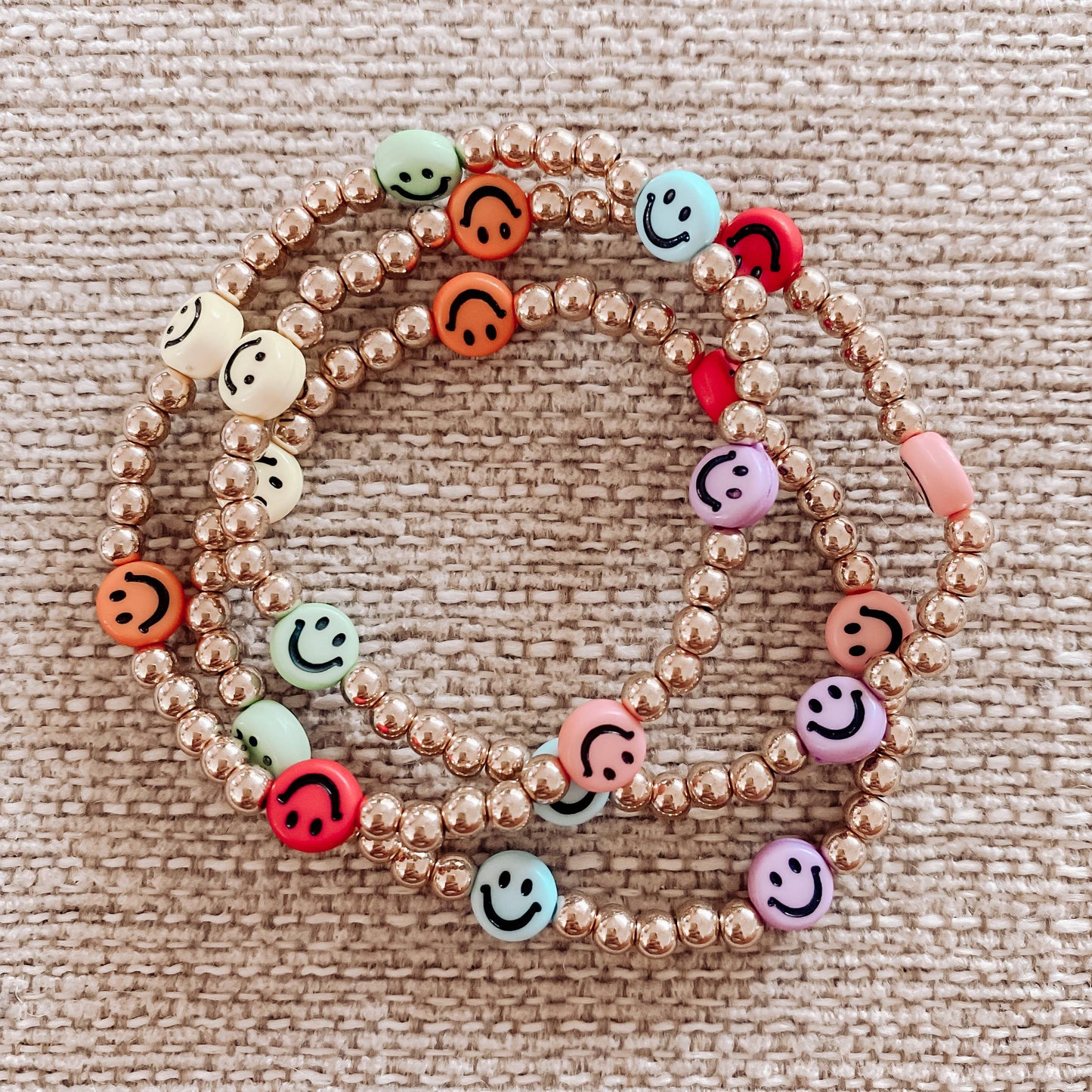 Rainbow Smiley Bracelet