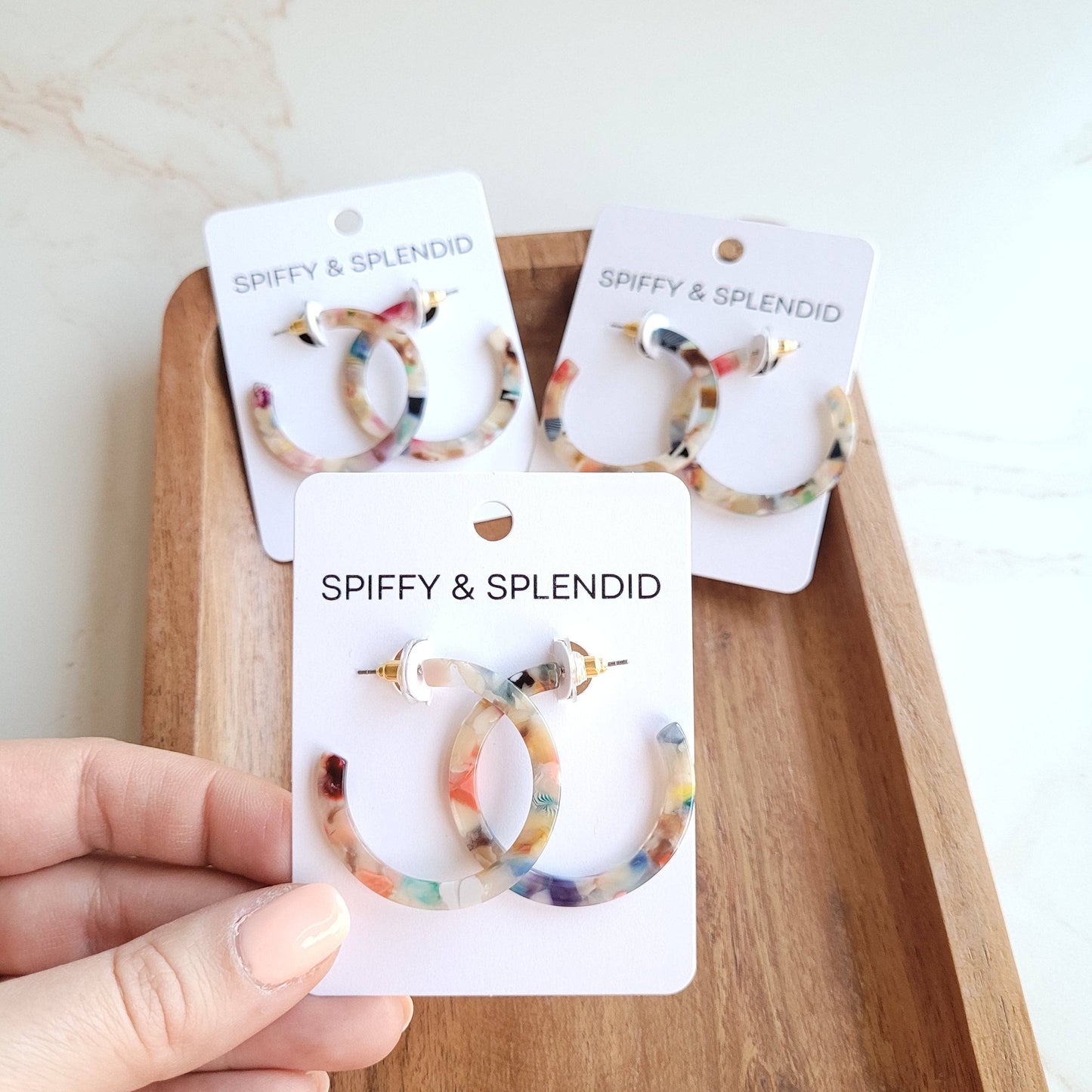 Camy Hoops - Multicolor // Jewelry, Earrings, Gift