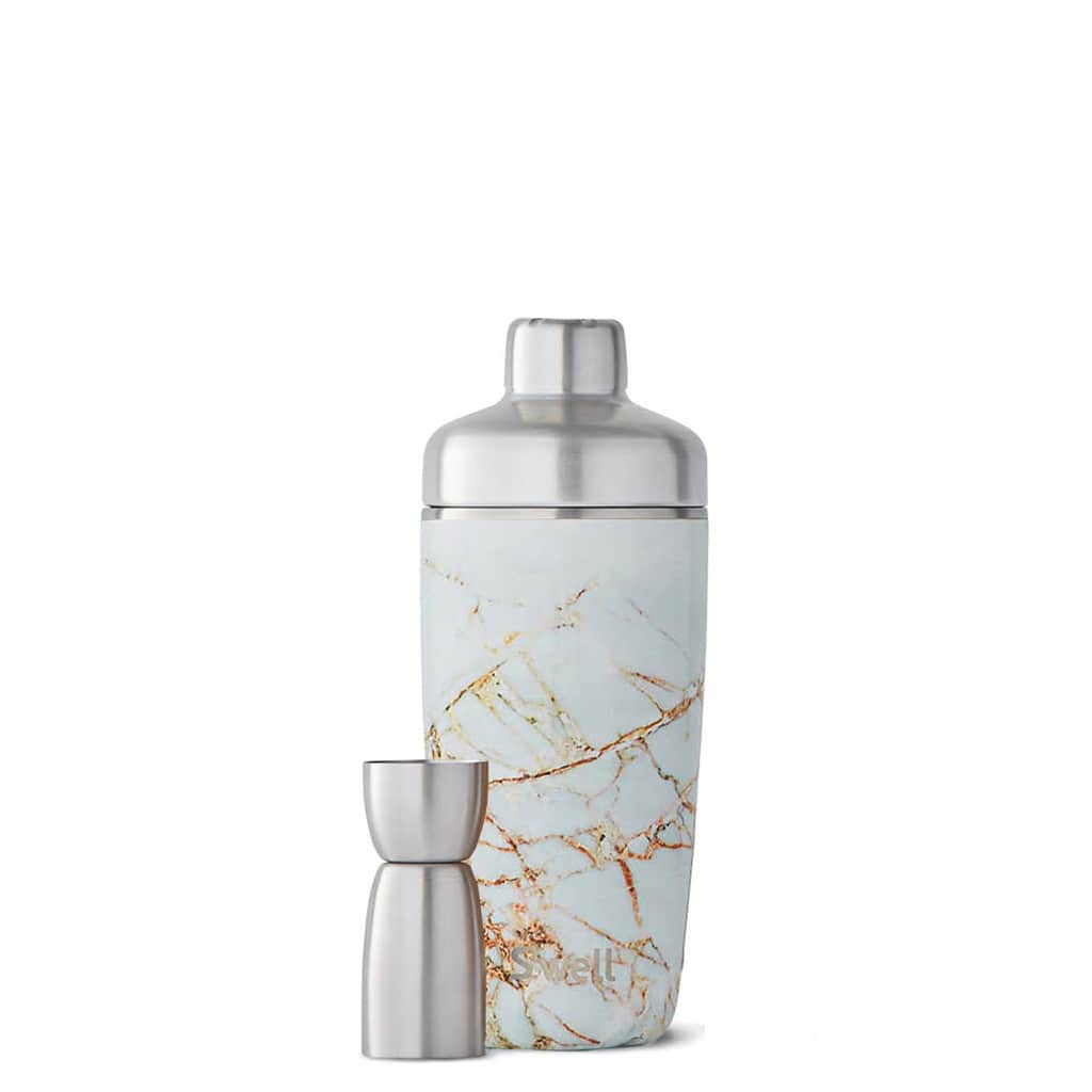 Shaker Set with Jigger - Calacatta Gold
