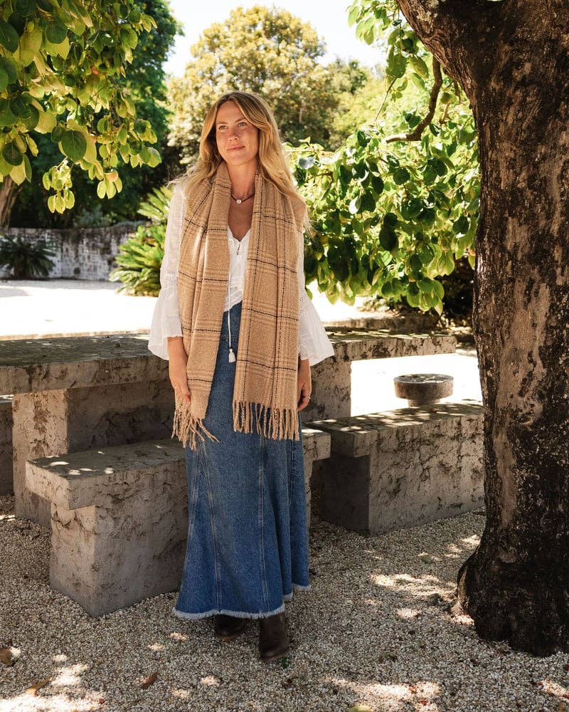 Scarf - Camel - Cardiff