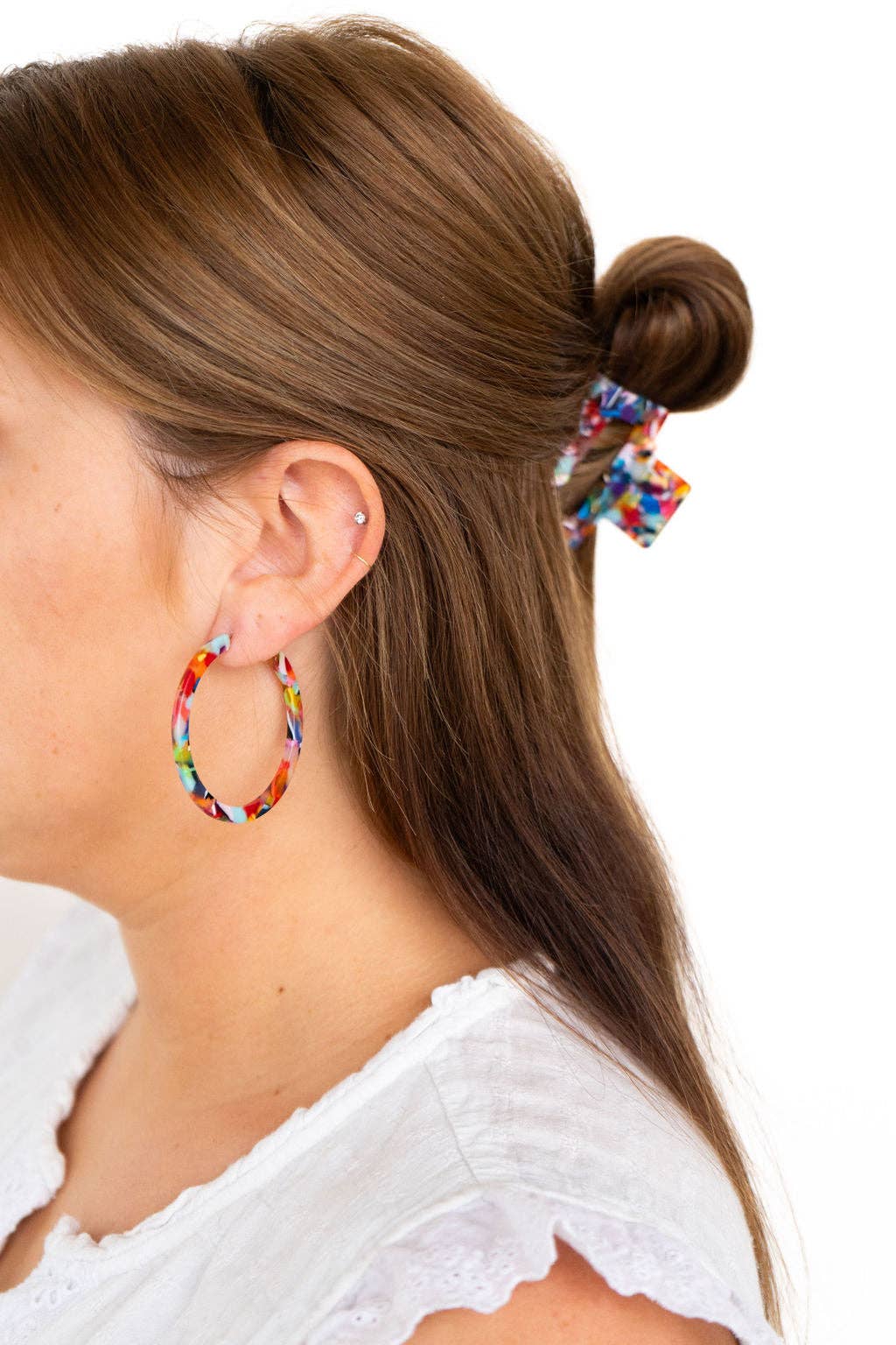 Carly Hair Claw - Fiesta // Clip, Best Seller