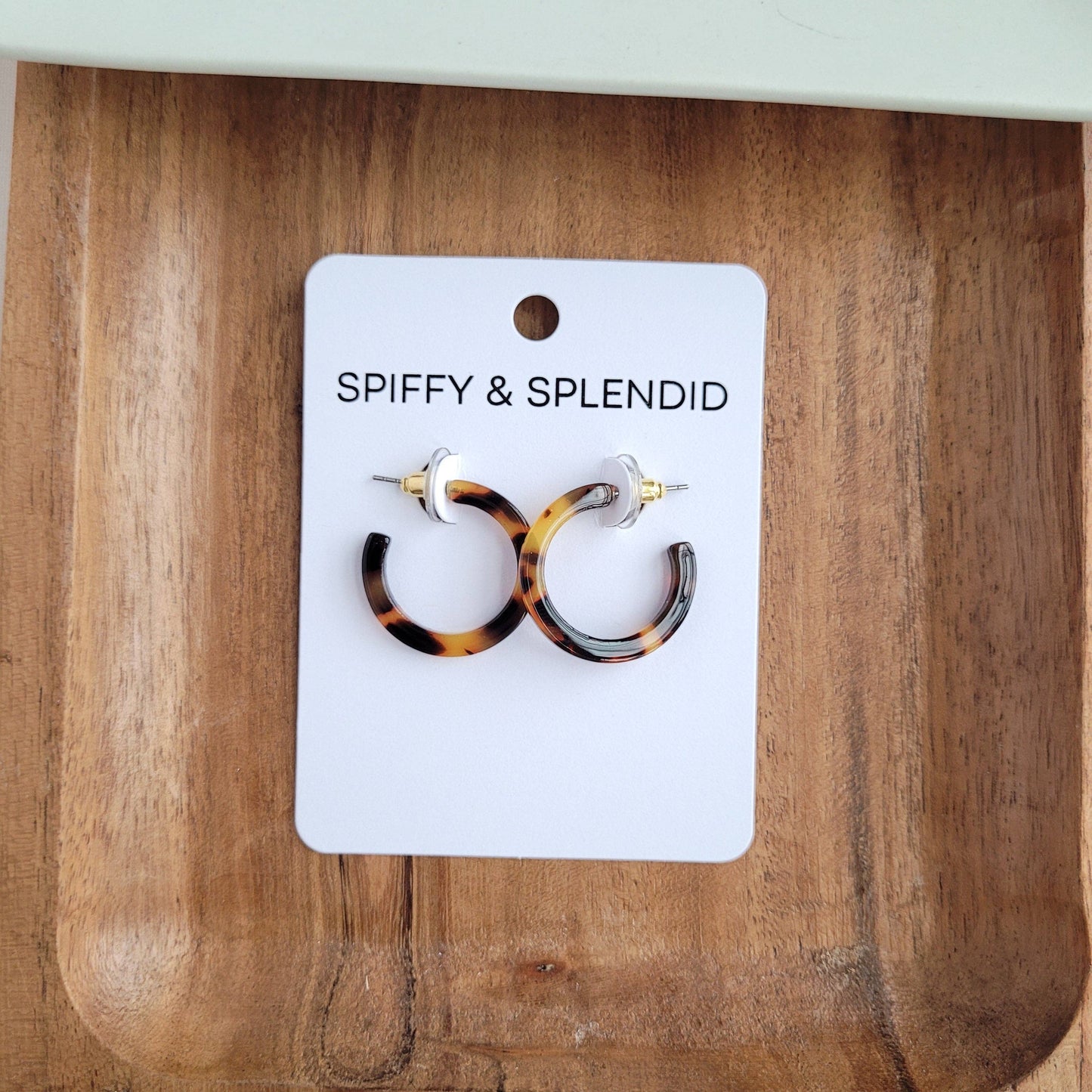 Cam Mini Hoops - Tortoise // Jewelry, Earrings, Fall