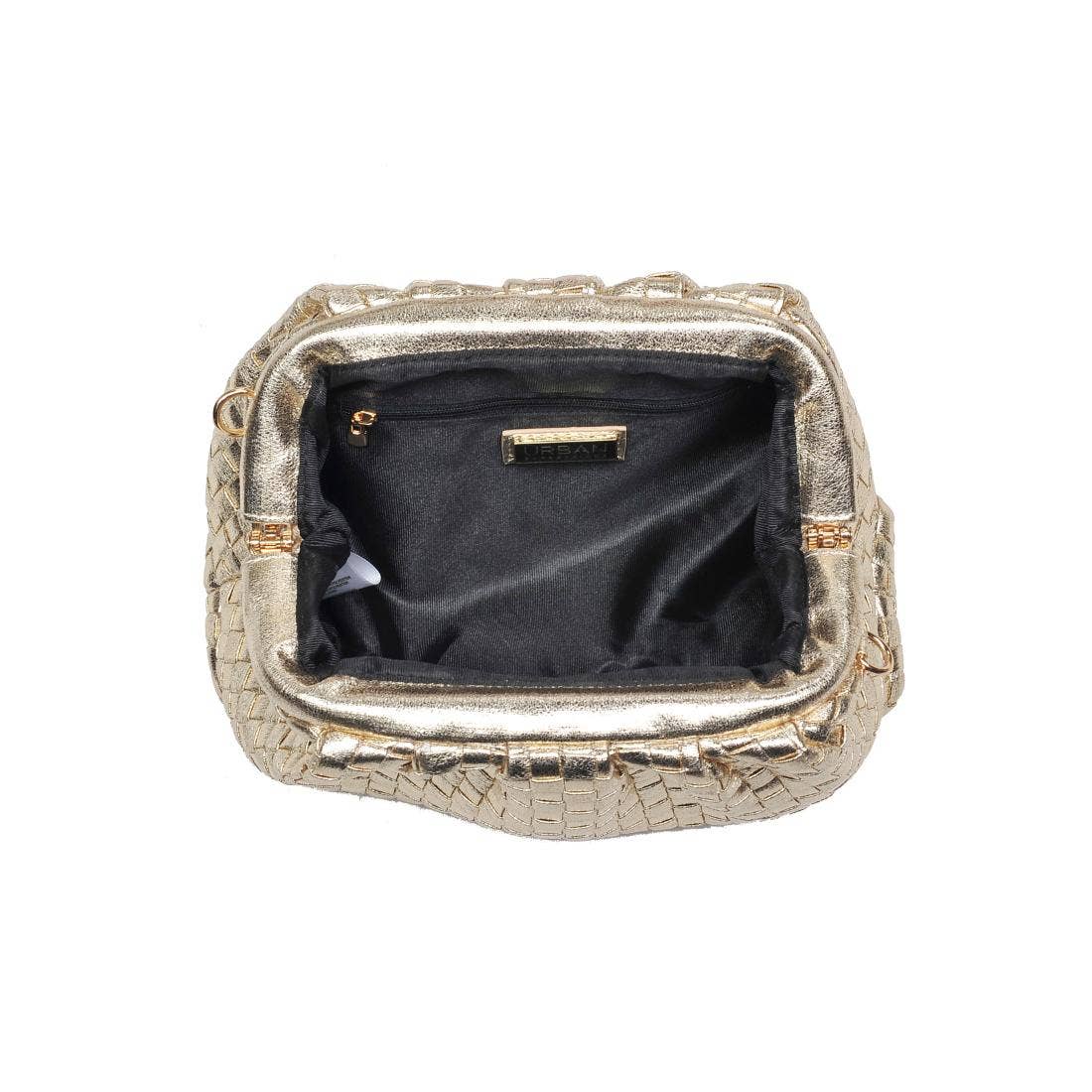 Tate Woven Frame Clutch