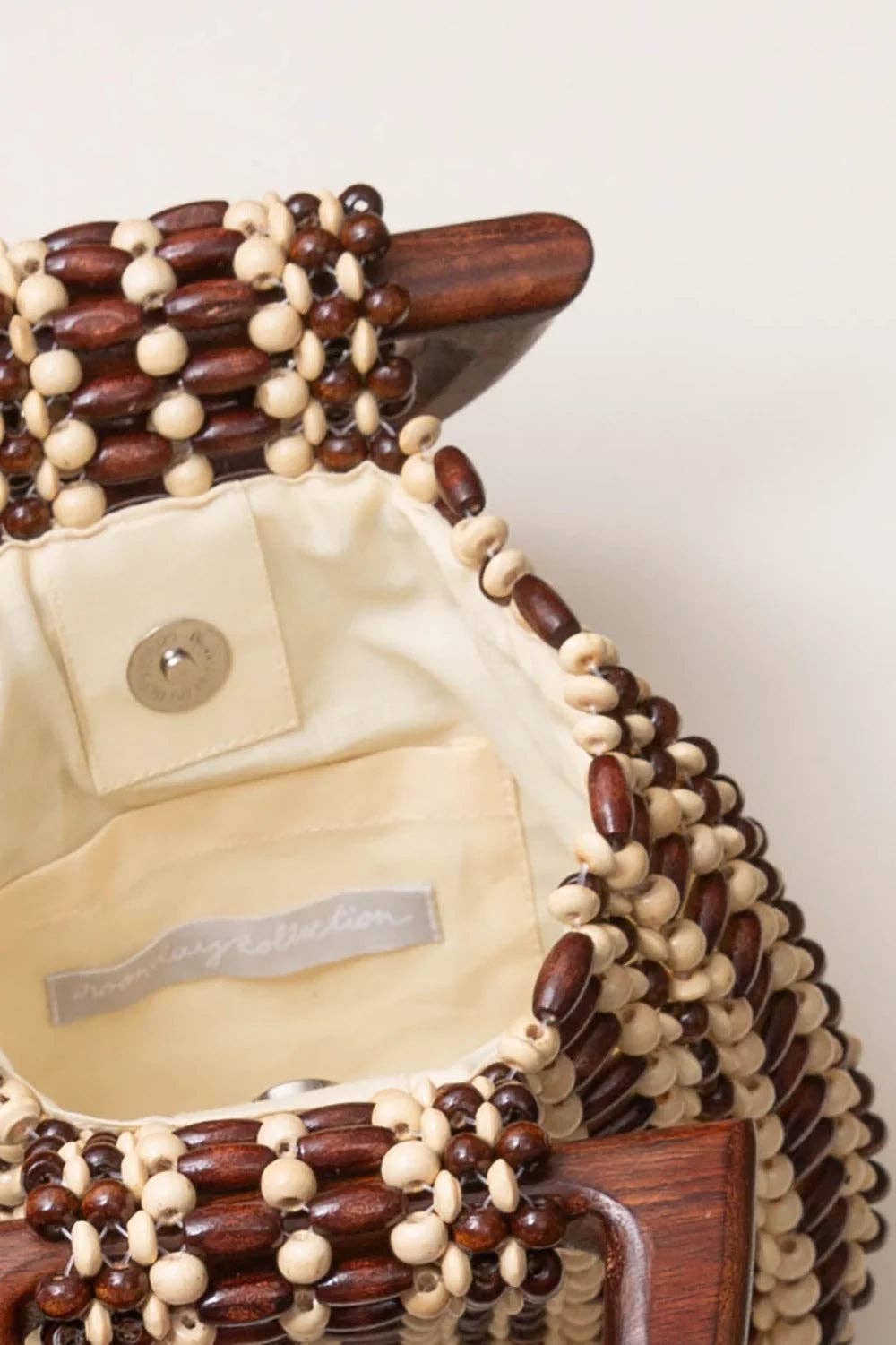 Cocoa Beaded Bag
