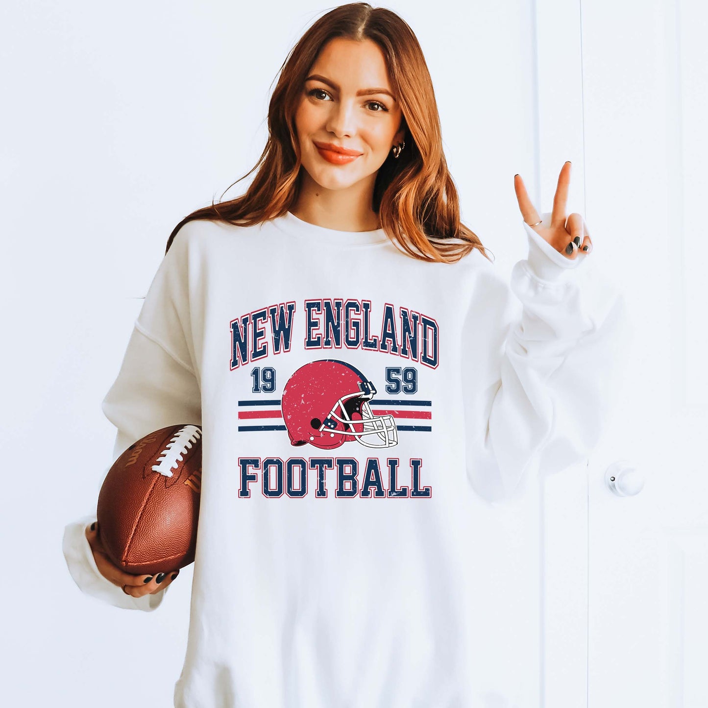 New England Football Crewneck
