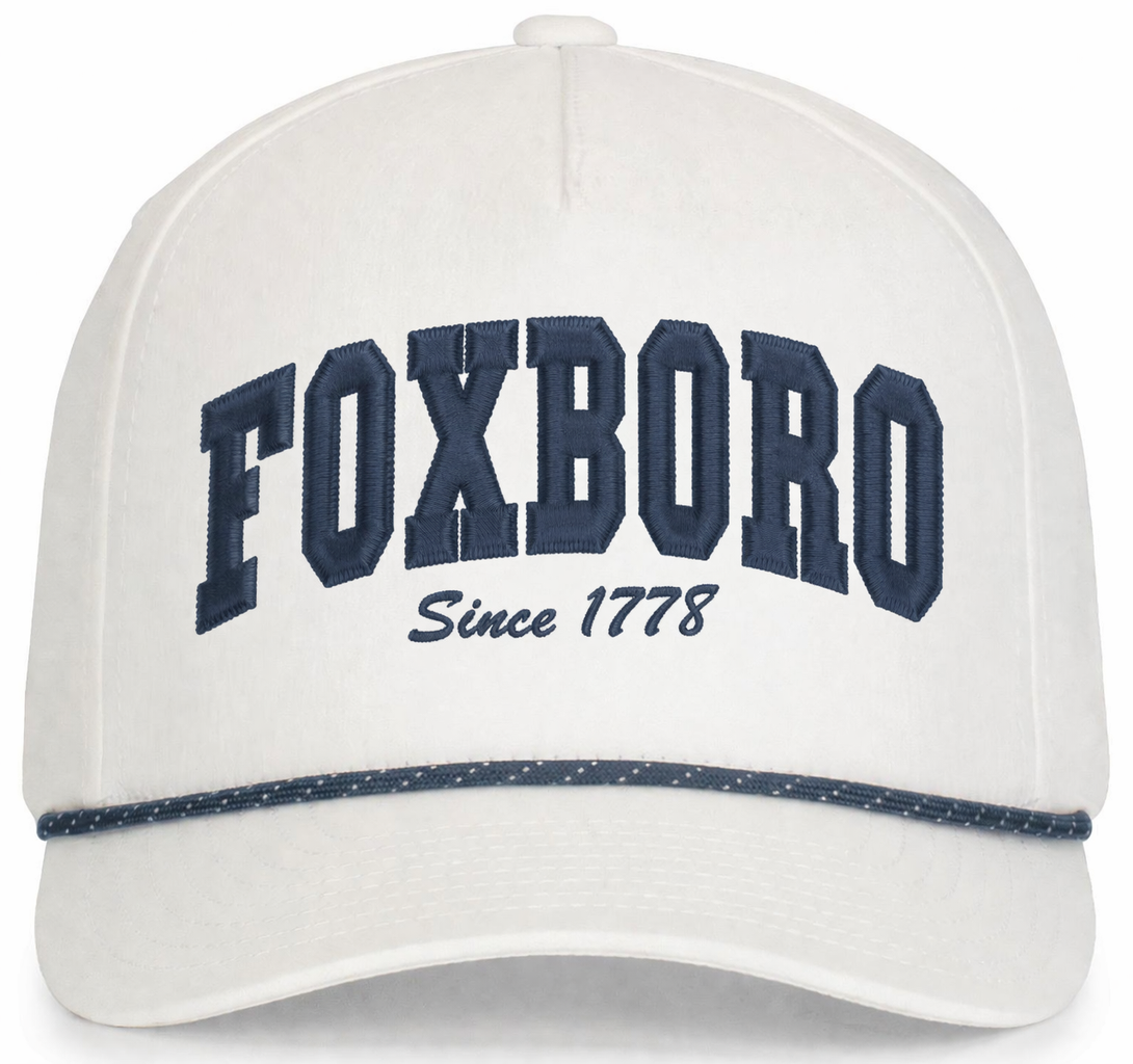 Foxboro Since 1778 Golf Hat - White