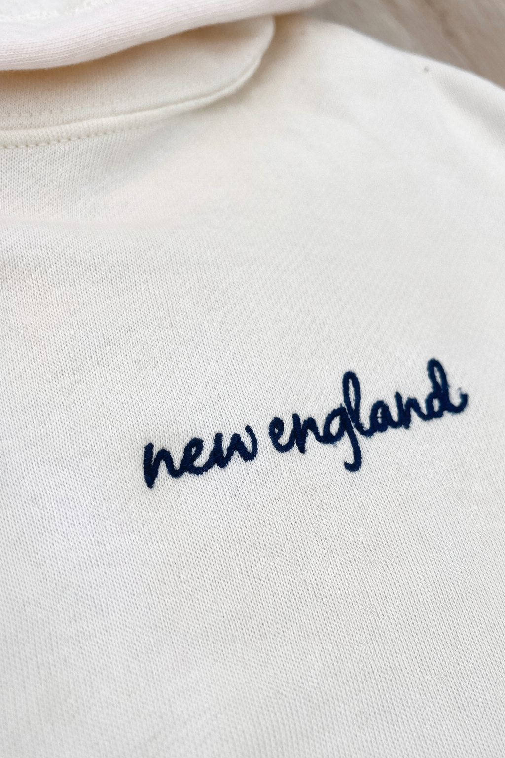 New England Cropped Hoodie