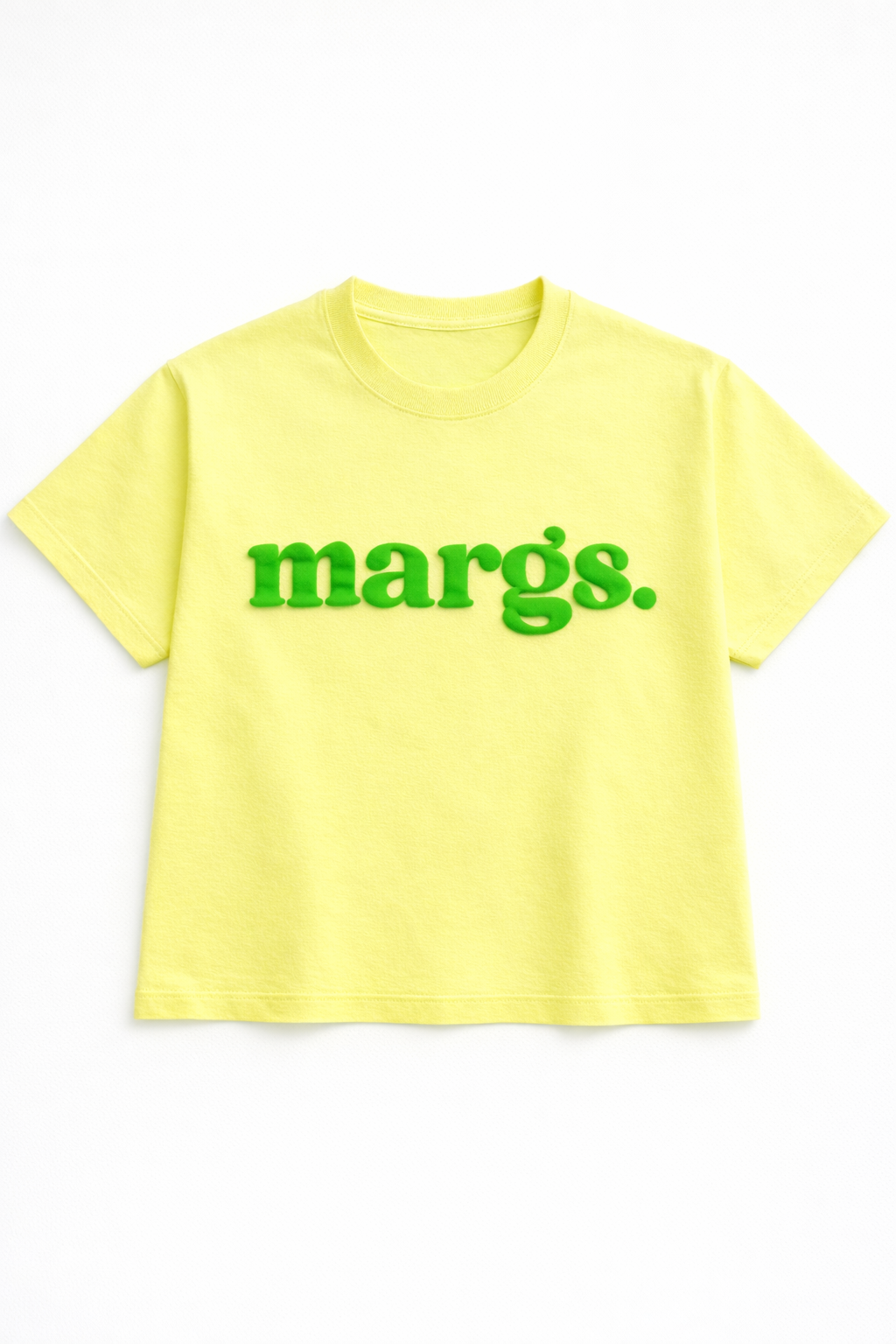 Margs. Garment Dye Crop Tee