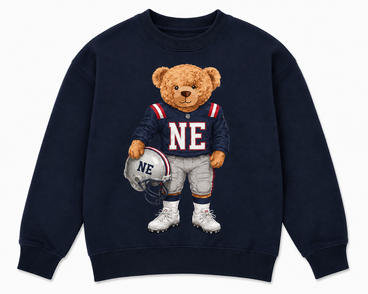 Youth/Toddler Navy New England Bear