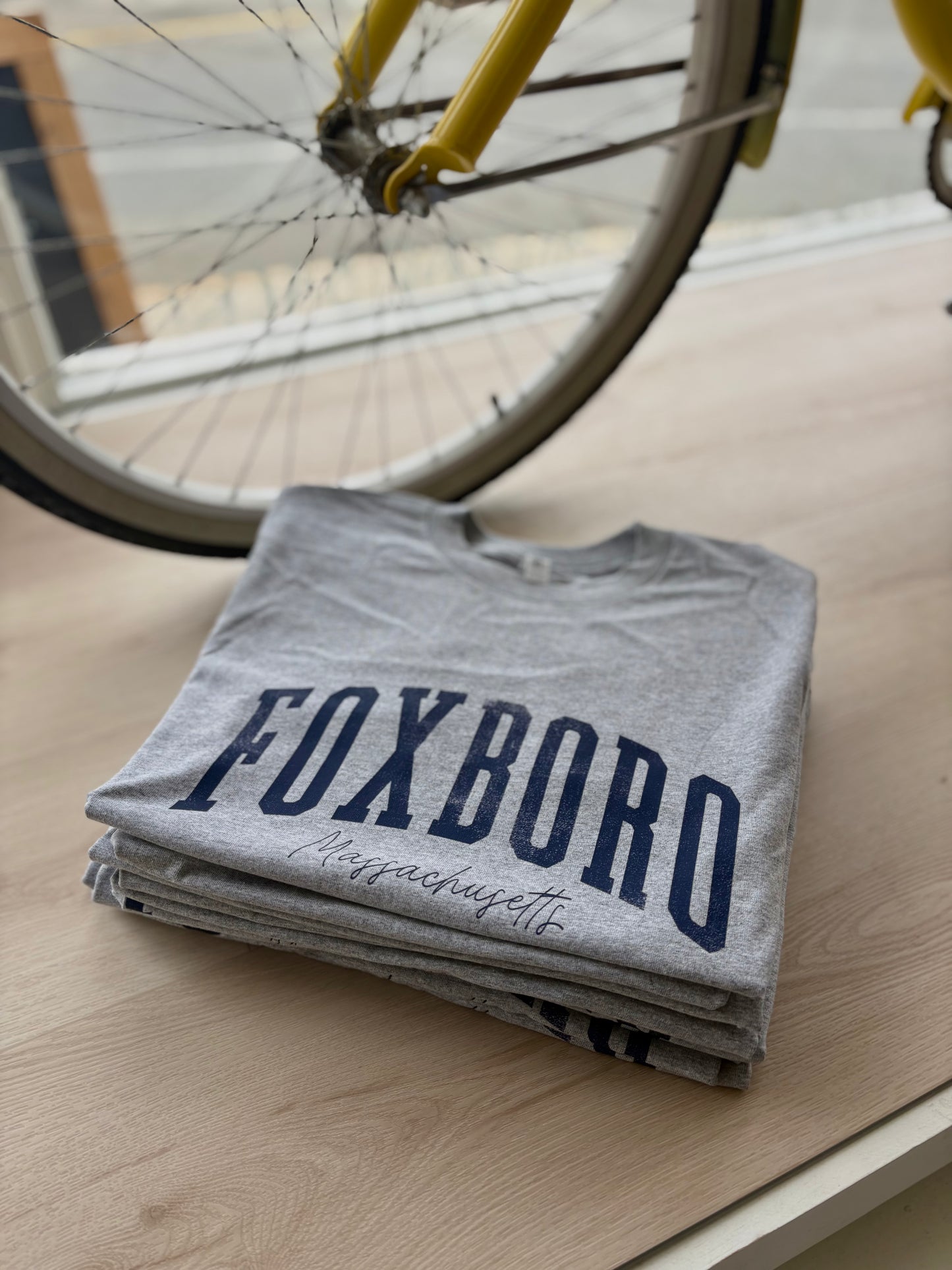 Foxboro Massachusetts Heather Grey T-Shirt