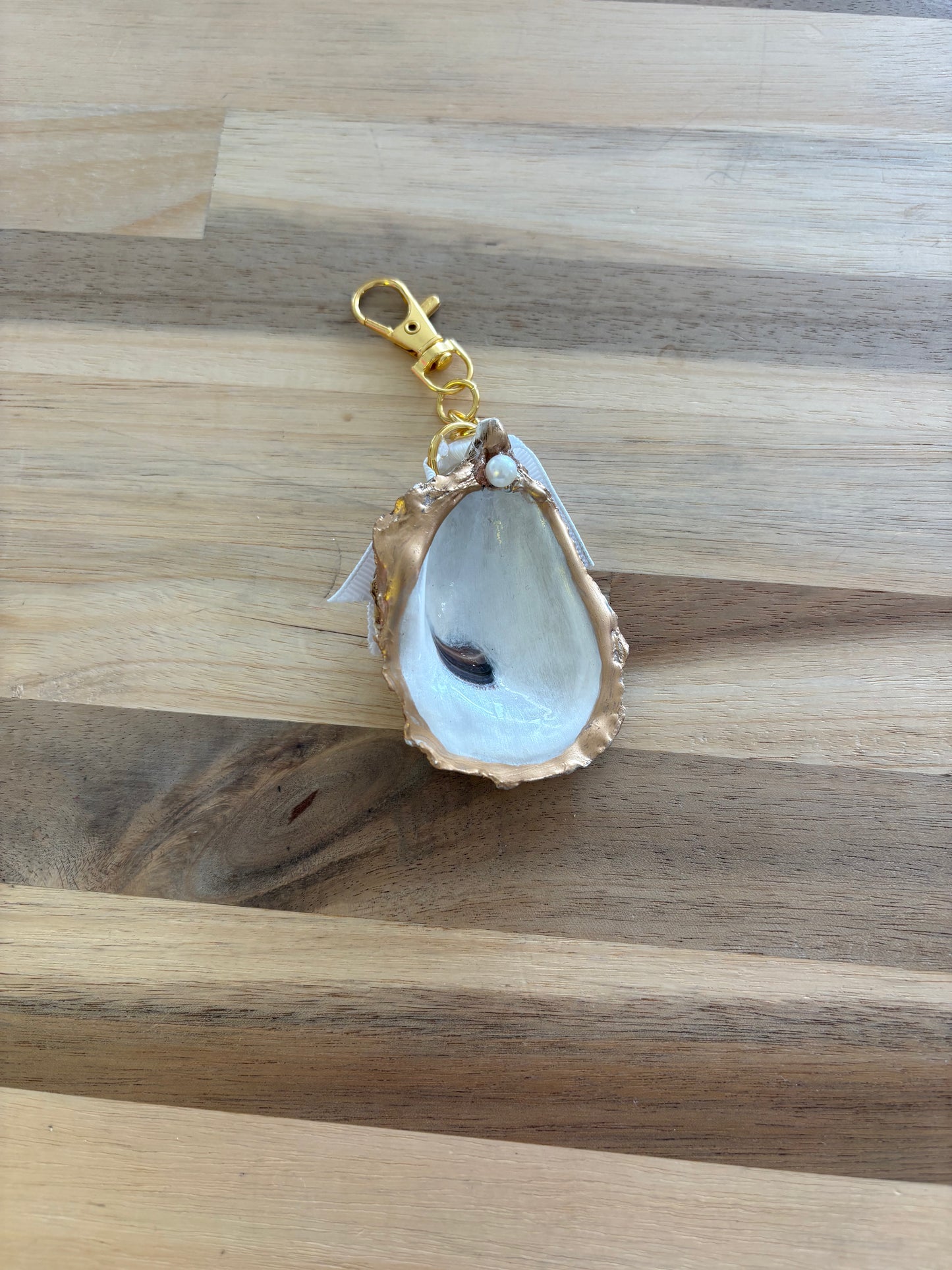 Oyster Shell Bag Charm