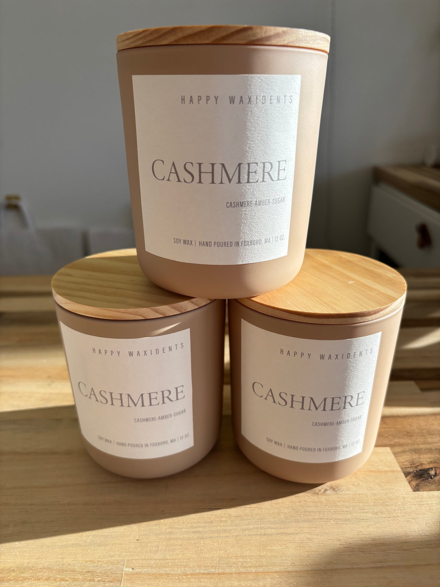 Cashmere Soy Wax Candle-12oz