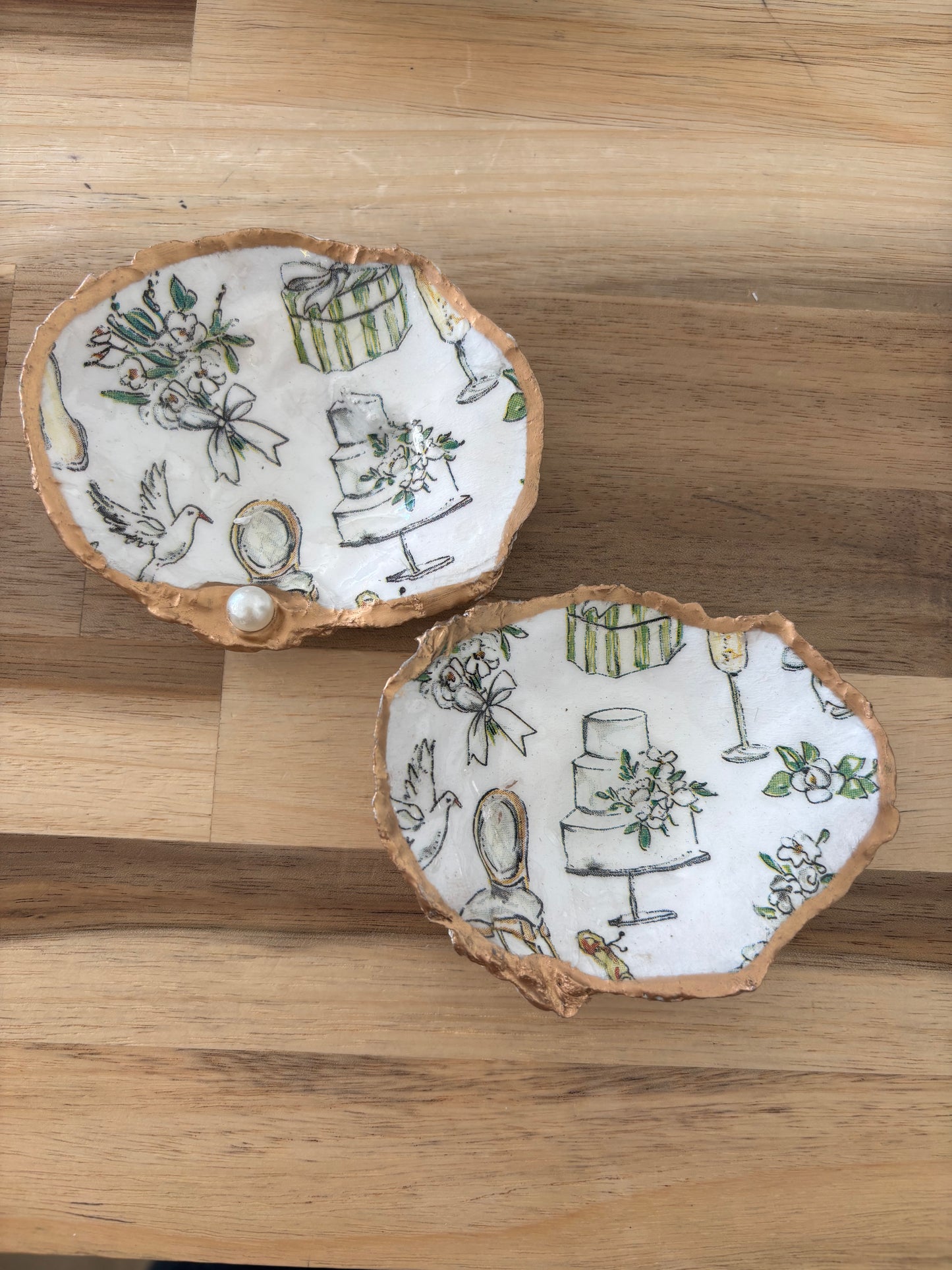 Wedding Shell Jewelry Dish
