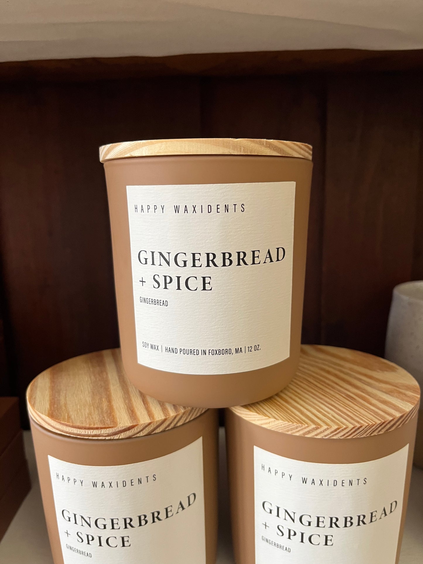 Gingerbread Soy Wax Candle-12oz