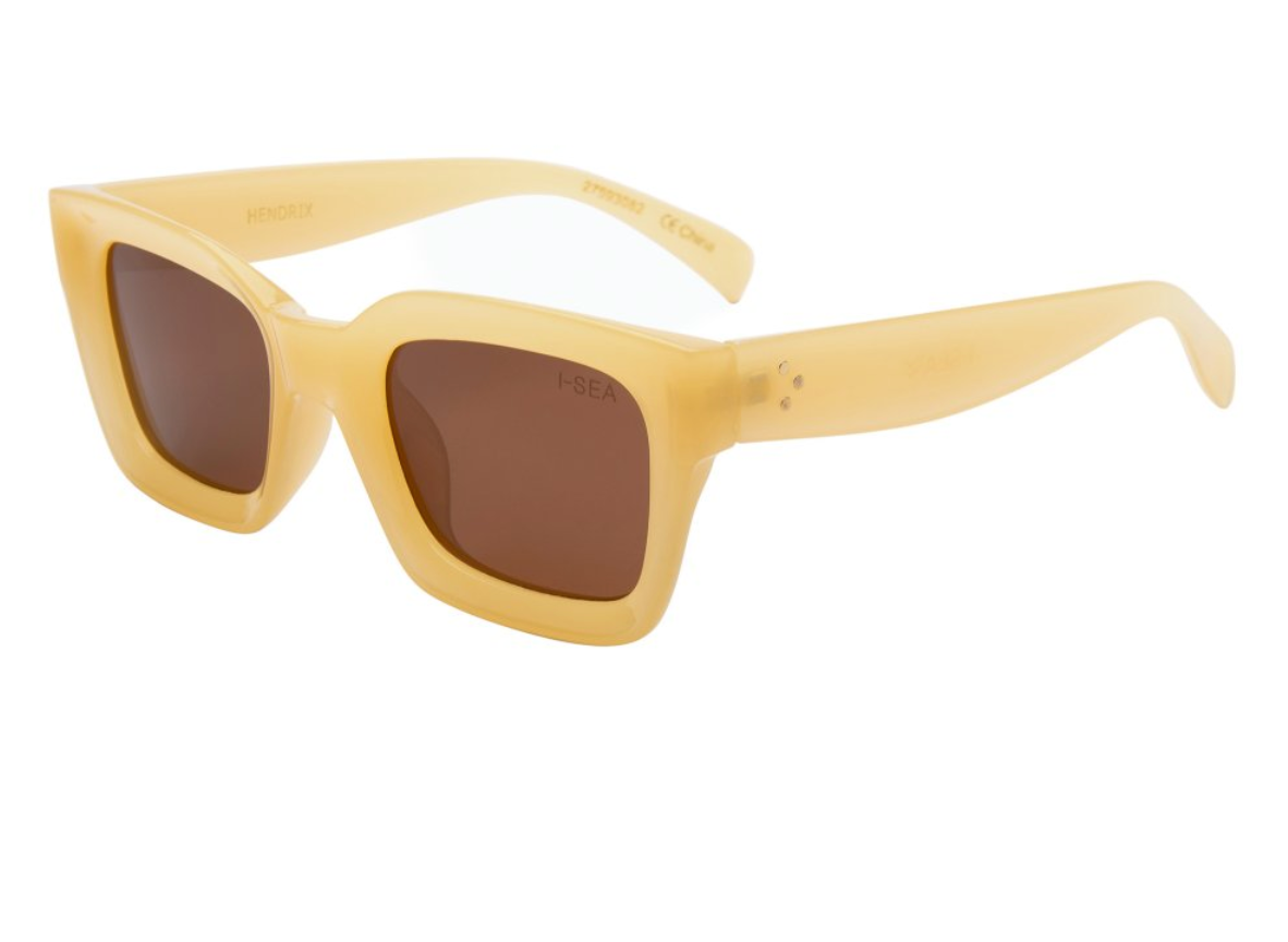 HENDRIX Pineapple/Brown Sunglasses