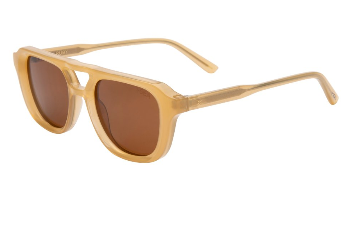 RUBY Lemon/Brown Sunglasses