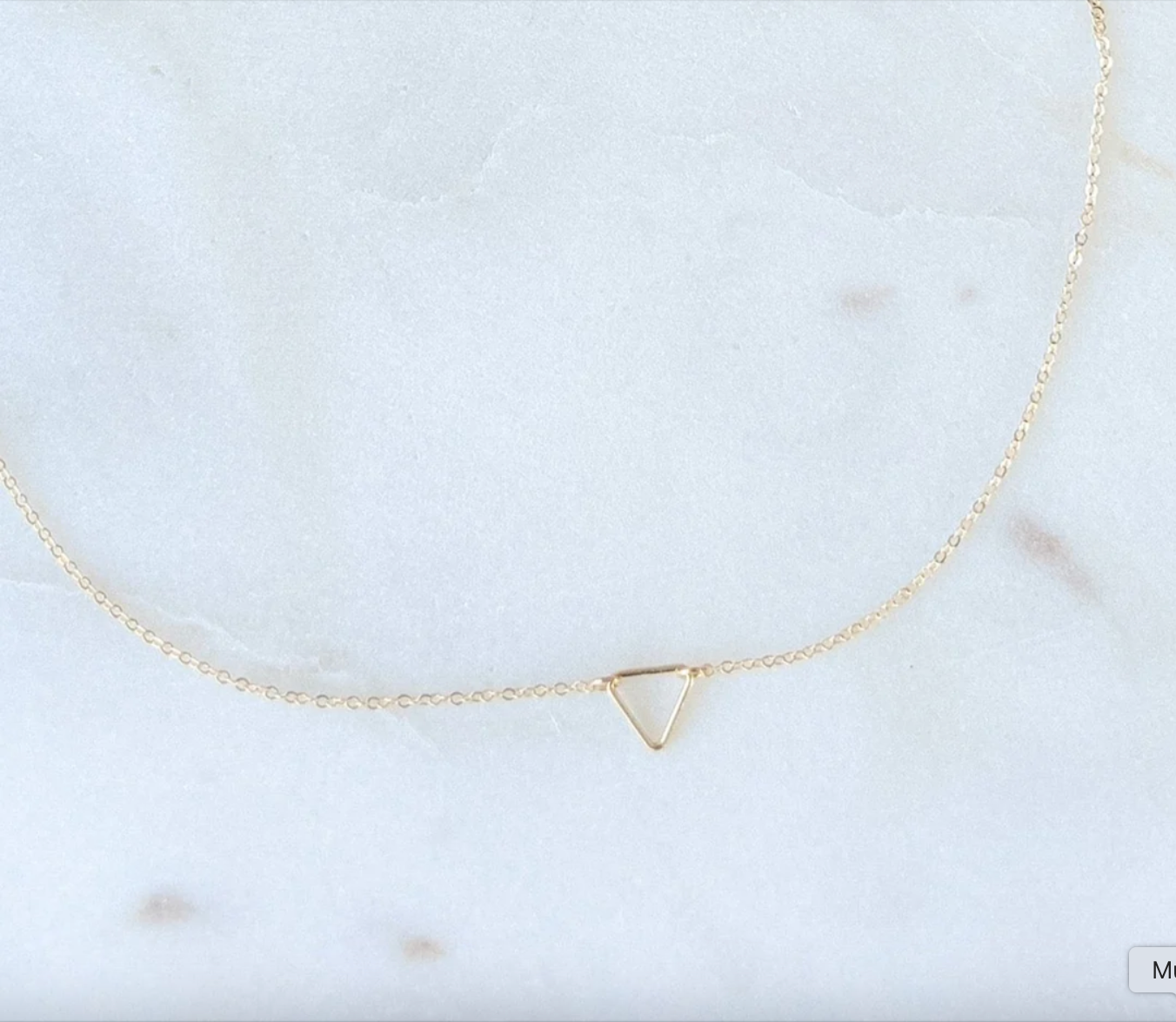 Trey Triangle Necklace