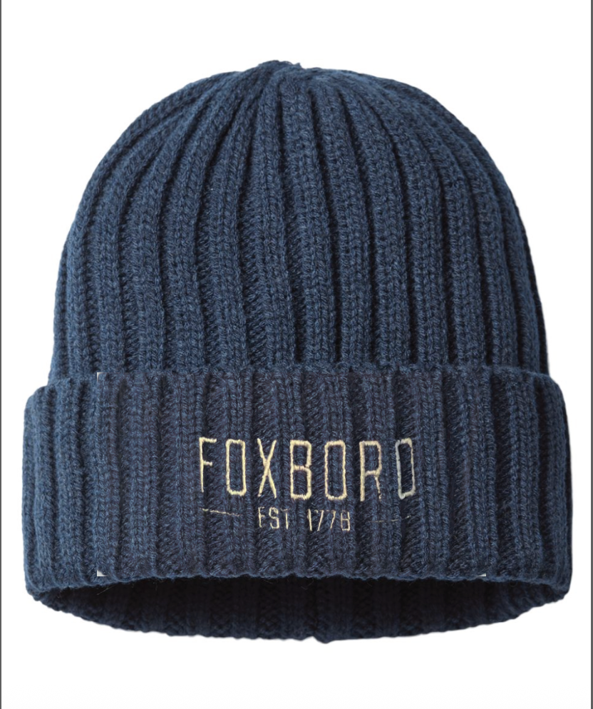 Foxboro Sustainable Cable Knit Cuffed Beanie