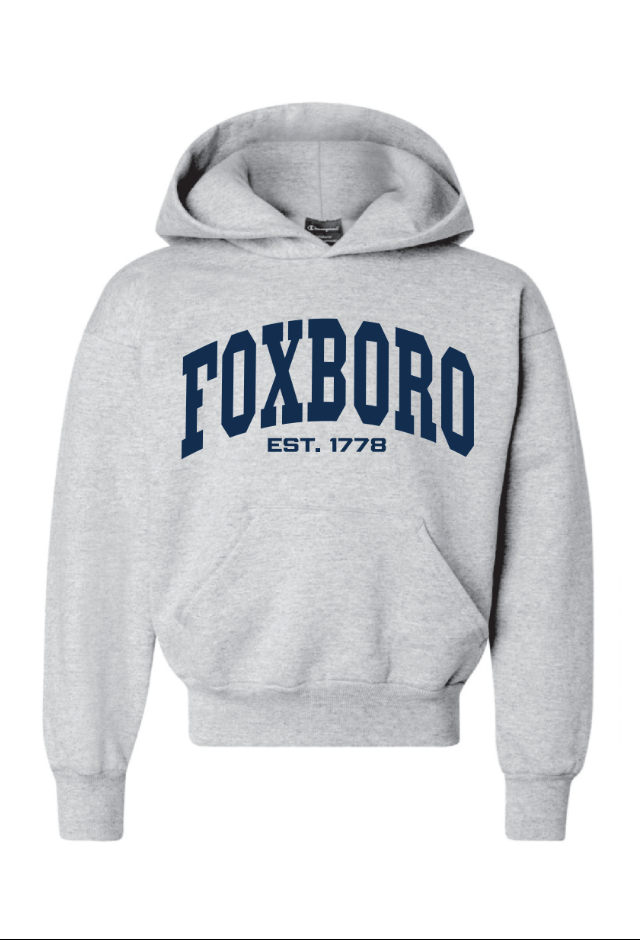 Youth Foxboro - Grey Champion Hoodie