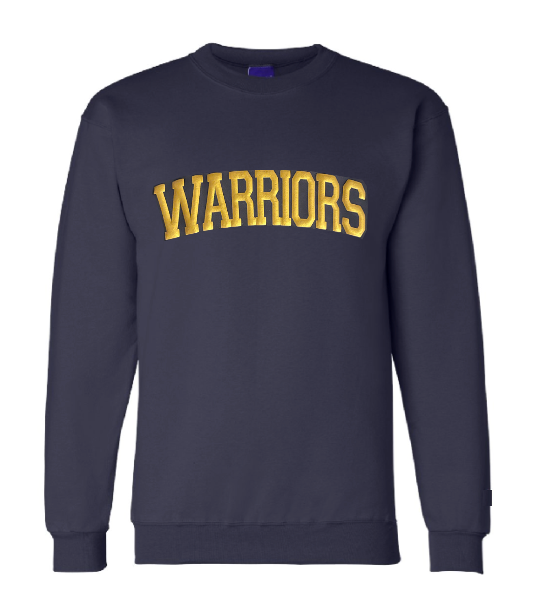 Warriors Gold Puff Print