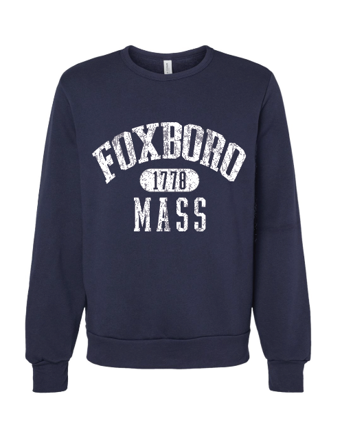 Vintage Foxboro MA 1778 - Navy Champion Crew