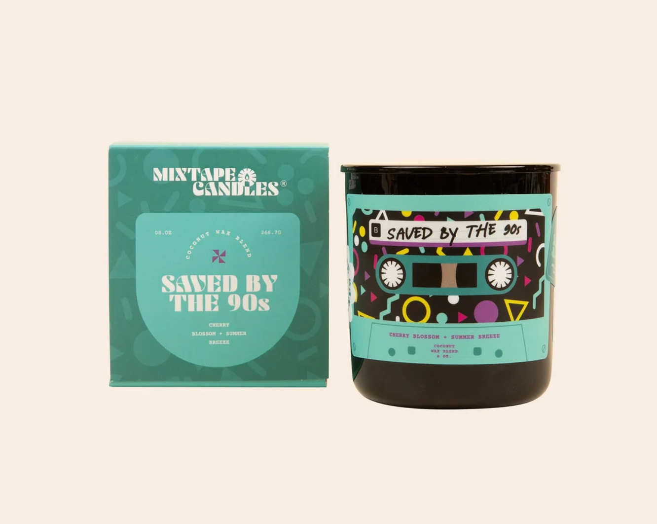 Saved by the 90s Candle - Mixtape Candles