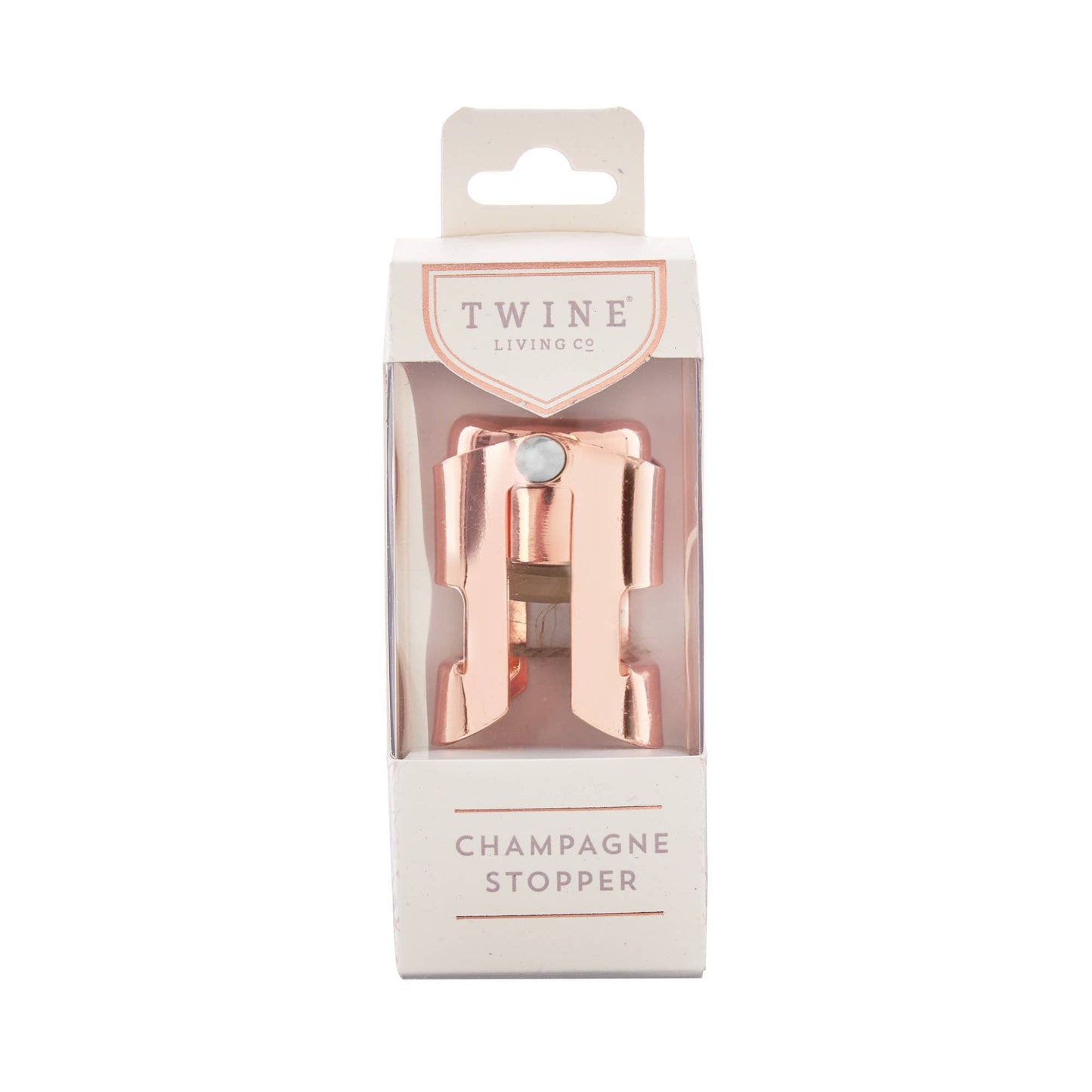 Copper-Plated Stainless Steel Heavyweight Champagne Stopper