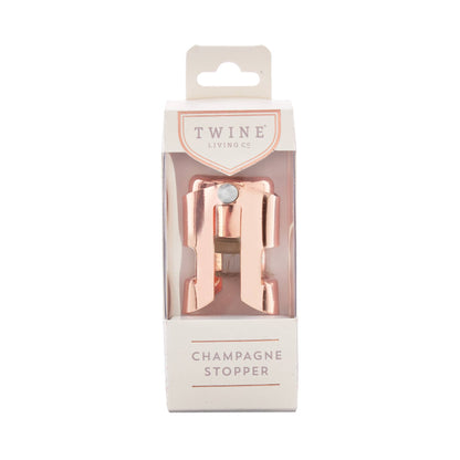 Copper-Plated Stainless Steel Heavyweight Champagne Stopper