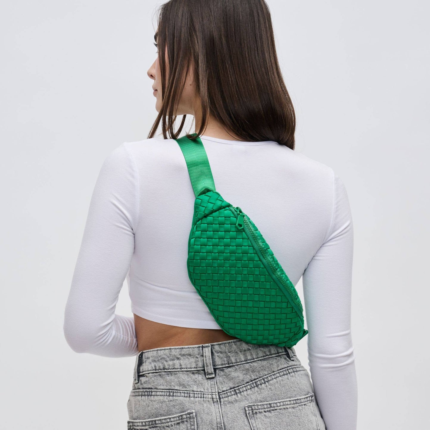 Aim High  Woven Neoprene Belt Bag