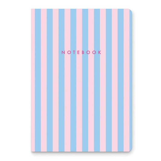 Cotton Candy Stripes Keri Notebook