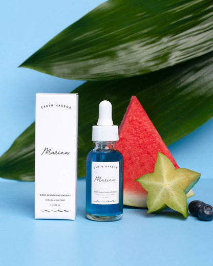 MARINA Biome Brightening Concentrate: Spirulina + Blue Tansy