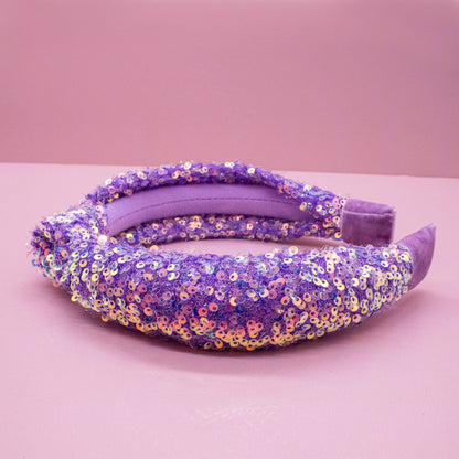 Kids Knot Headband - Sequin Knotted Hair Band Accessories