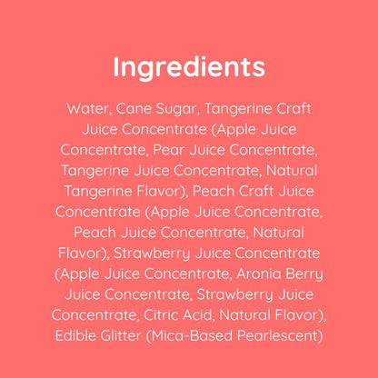 Glitter Sangria Cocktail Mix/Syrup, 16 fl oz