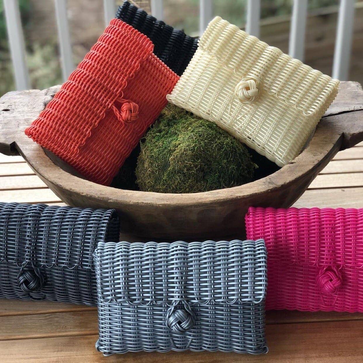 Clutch, Solid in Black
