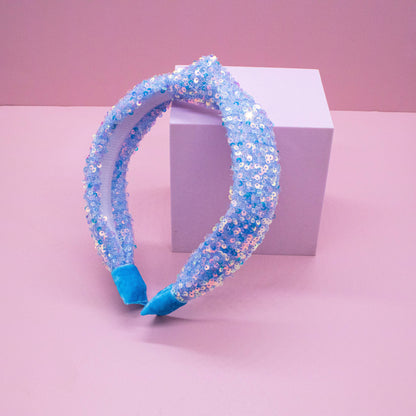 Kids Knot Headband - Sequin Knotted Hair Band Accessories