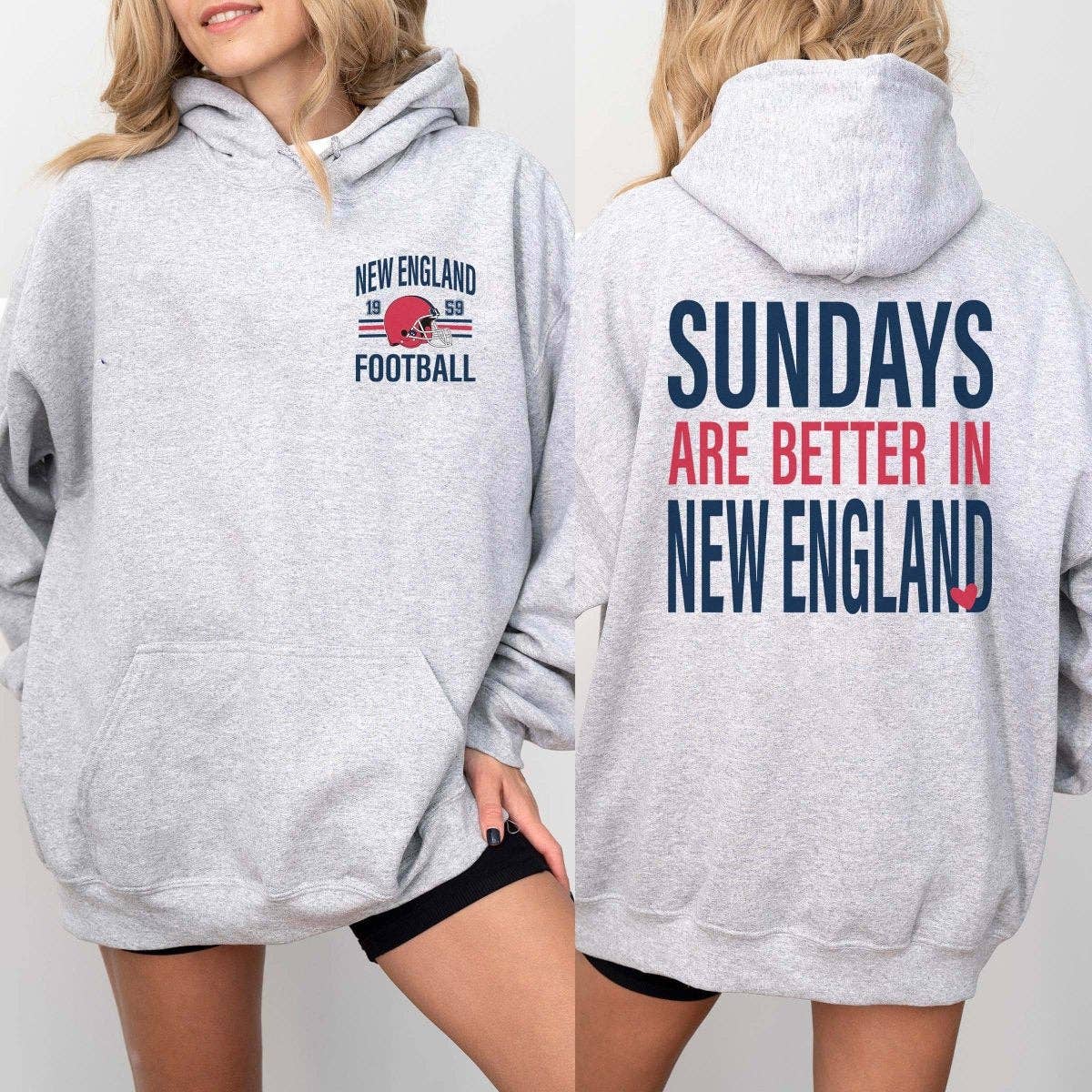 ASH Sundays Are Better In New England - Hoodie