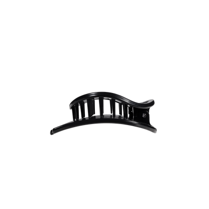 Jet Black | Small | Flat Circle Hair Clip
