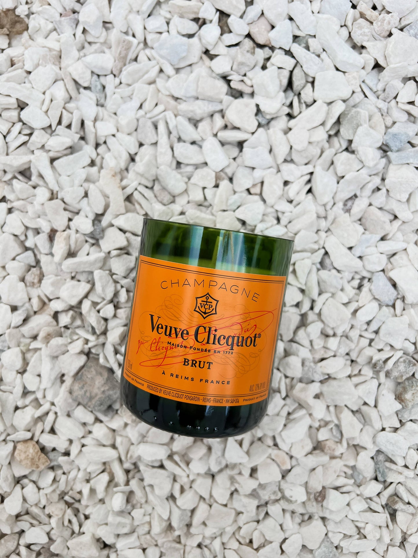Recycled Veuve Novelty Candle
