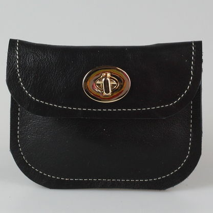 The Turnlock Metallic Leather Wallets: 2sizes!