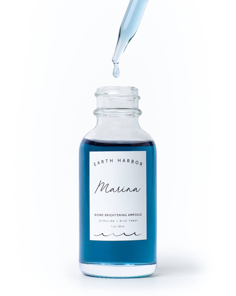 MARINA Biome Brightening Concentrate: Spirulina + Blue Tansy
