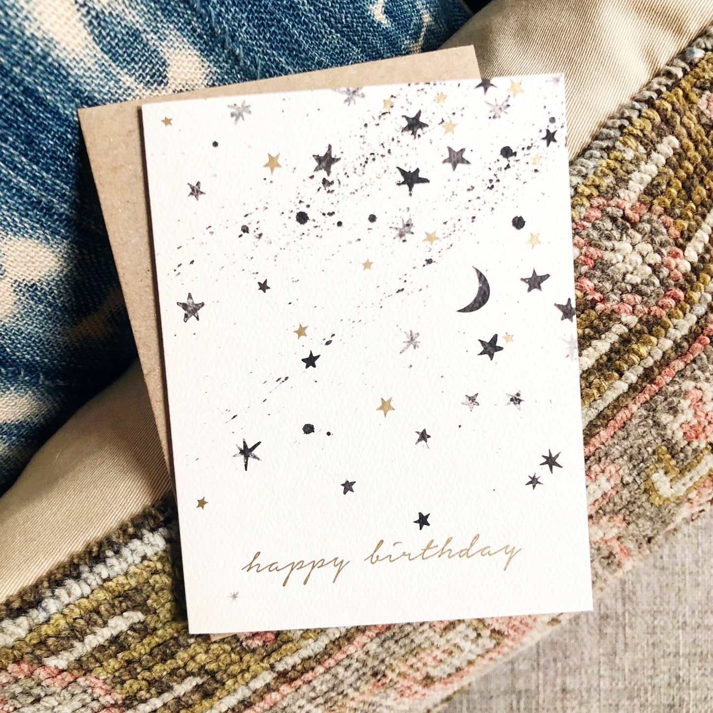Star Birthday Greeting Card