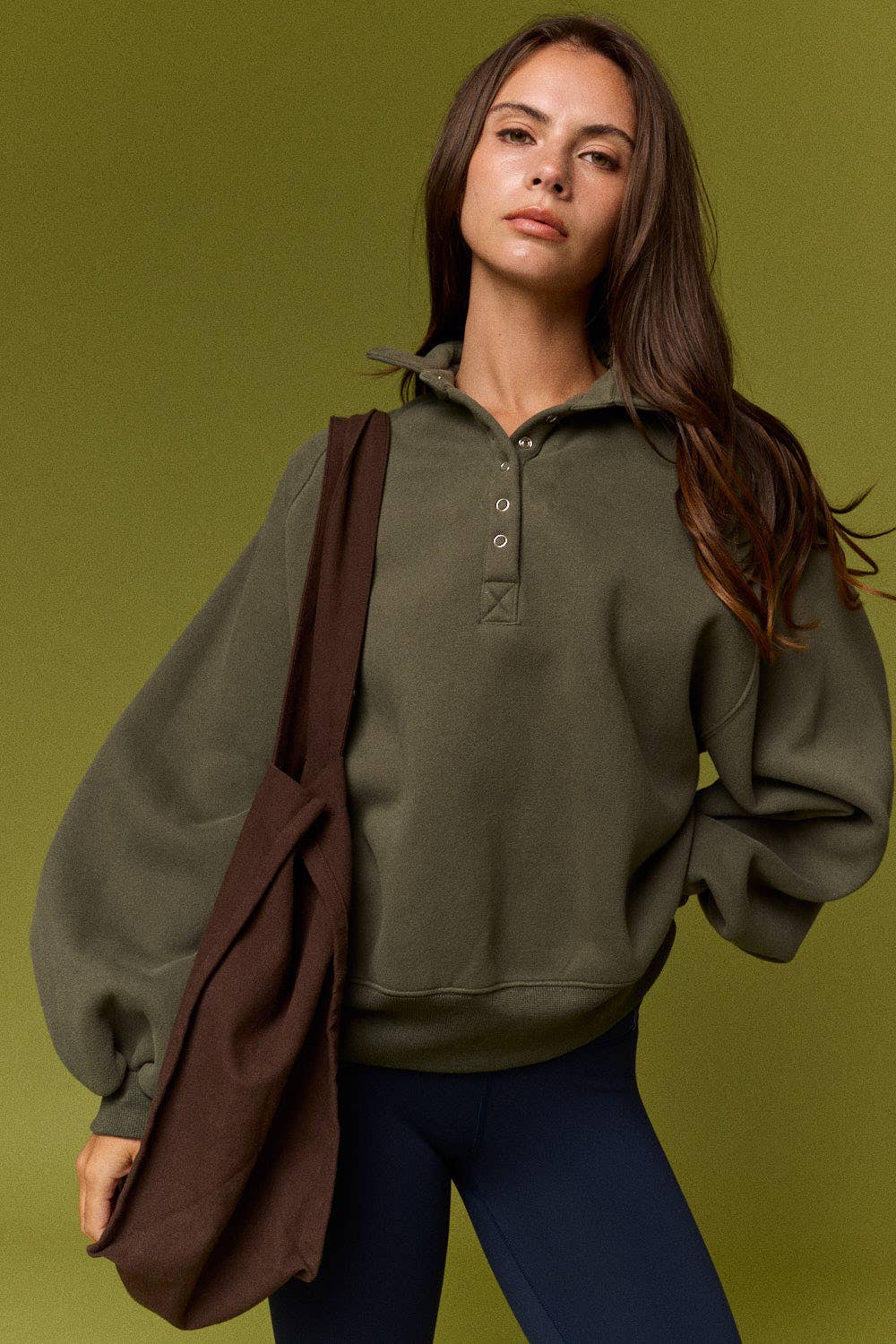 Piper Snap Button Collared Sweater