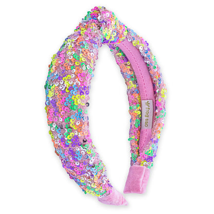 Kids Knot Headband - Sequin Knotted Hair Band Accessories