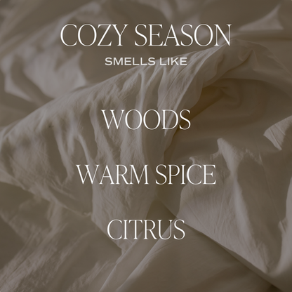 Cozy Season 11 oz Soy Candle - Fall Decor & Gifts