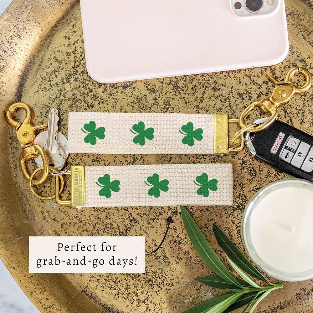 Shamrock Keychain | St. Patrick's Day Gift | Bag Charm