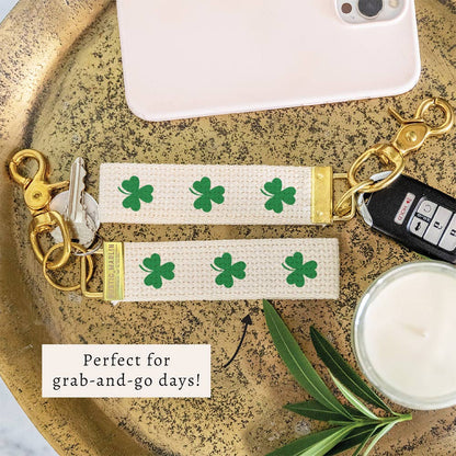 Shamrock Keychain | St. Patrick's Day Gift | Bag Charm
