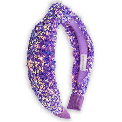 Kids Knot Headband - Sequin Knotted Hair Band Accessories