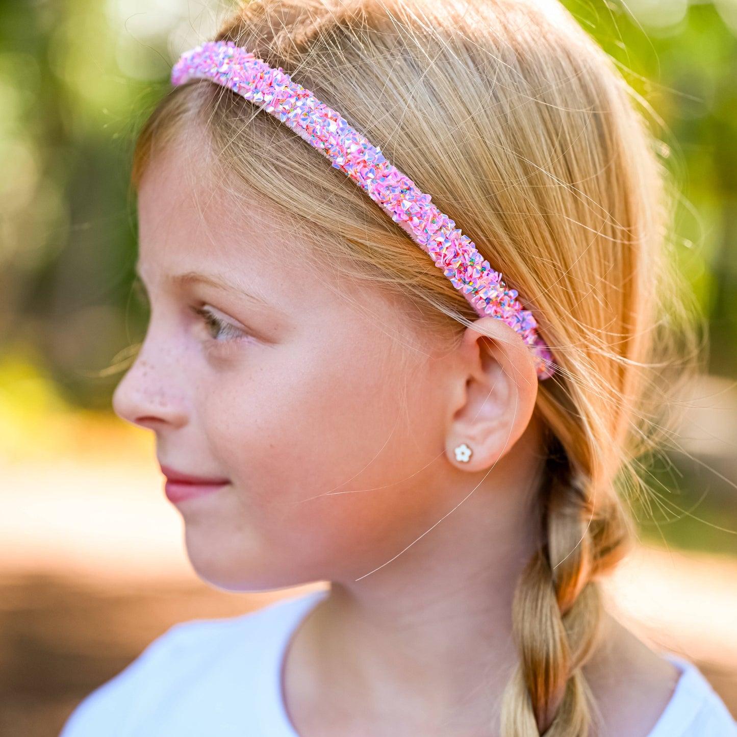 Thin Sequin Headband - Non Slip Hair Accessories for Kids