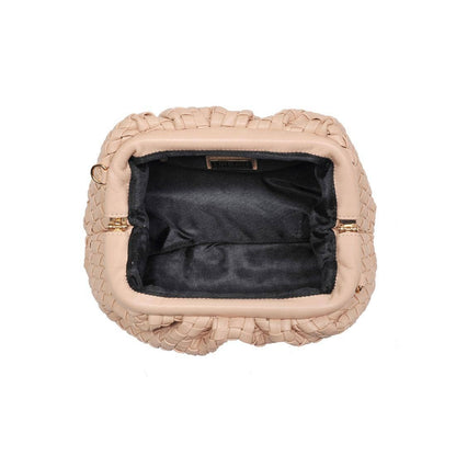 Tate Woven Frame Clutch